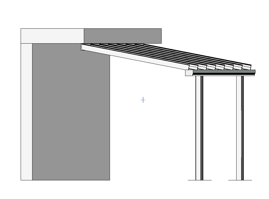 Montage an einer Betondecke (Balkon) von unten